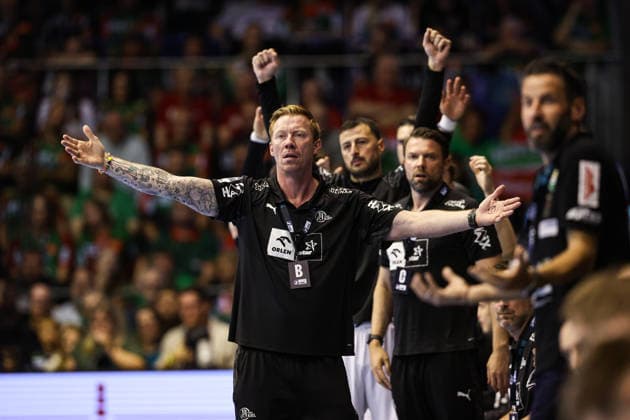 Trainer Borge Lund (THW Kiel) - Handball Bundesliga Saison 2026-2027 SC Magdeburg vs. THW Kiel in der GETEC Arena in Magdeburg - Handball,Deutschland,30.09.2026