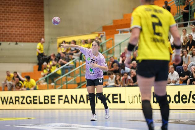GER, BVB Borussia Dortmund Handball vs. SV Union Halle-Neustadt, Handball, DHB-Pokal Frauen, Spielzeit 2026 2027, 30.09.2026,Tabea Wipper (SV Union Halle-Neustadt) GER, BVB Borussia Dortmund Handball vs. SV Union Halle-Neustadt, Handball, DHB-Pokal Frauen, Spielzeit 2026 2027, 30.09.2026 Dortmund Copyright: xEibner-Pressefoto JavadxMohammadpourx EP_JMR