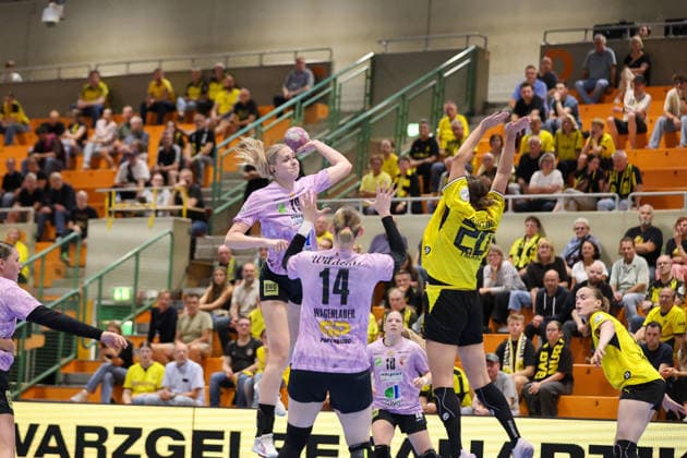 GER, BVB Borussia Dortmund Handball vs. SV Union Halle-Neustadt, Handball, DHB-Pokal Frauen, Spielzeit 2026 2027, 30.09.2026,Lea Gruber (SV Union Halle-Neustadt) GER, BVB Borussia Dortmund Handball vs. SV Union Halle-Neustadt, Handball, DHB-Pokal Frauen, Spielzeit 2026 2027, 30.09.2026 Dortmund Copyright: xEibner-Pressefoto JavadxMohammadpourx EP_JMR
