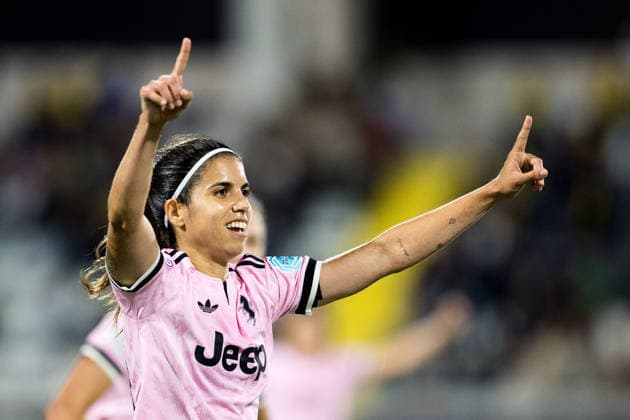 260930 Alba Redondo of Juventus celebrates after scoring 0-3 during the Women s Champions League football match between Häcken and Juventus on September 30, 2026 in Göteborg. Photo: Michael Erichsen BILDBYRAN COP 89 MI1032 fotboll football soccer fotball uefa womens champions league häcken juventus dam bbeng fotboll football soccer fotball uefa womens champions league häcken juventus dam bbeng jubel celebrates Copyright: MICHAELxERICHSEN BB260930MI073