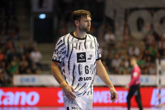 30.09.2026, xgox, Handball Opel HBL, SC Magdeburg - THW Kiel emspor, v.l. Harald Reinkind (Kiel, 6) Magdeburg