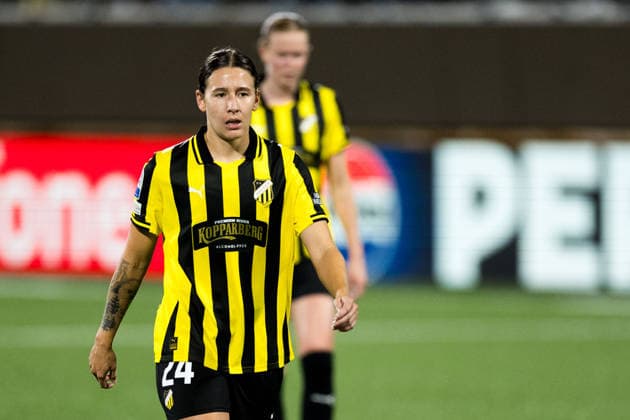 260930 Tabitha Michelle Tindell of Häcken looks dejected after the Women s Champions League football match between Häcken and Juventus on September 30, 2026 in Göteborg. Photo: Michael Erichsen BILDBYRAN COP 89 MI1032 fotboll football soccer fotball uefa womens champions league häcken juventus dam bbeng fotboll football soccer fotball uefa womens champions league häcken juventus dam bbeng depp Copyright: MICHAELxERICHSEN BB260930MI079