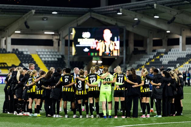 260930 Players of Häcken looks dejected after the Women s Champions League football match between Häcken and Juventus on September 30, 2026 in Göteborg. Photo: Michael Erichsen BILDBYRAN COP 89 MI1032 fotboll football soccer fotball uefa womens champions league häcken juventus dam bbeng fotboll football soccer fotball uefa womens champions league häcken juventus dam bbeng depp Copyright: MICHAELxERICHSEN BB260930MI089