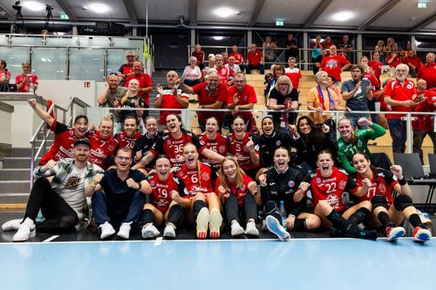 30.09.2026, GER, Handball, Frauen, Saison 2026 2027, DHB-Pokal 2.Runde-Achtelfinale, Thueringer HC - HSG Blomberg-Lippe Der Thüringer HC gewinnt das Heimspiel gegen HSG Blomberg-Lippe 99947 Bad Langensalza Salza Halle Sporthalle Mehrz Thüringen Deutschland