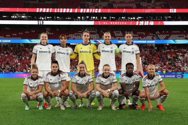 Lisbon, Portugal - September 30: Teamfoto FC Bayern Munich during the UEFA Women s Champions League 2026 27, League Phase Matchday 2 match between SL Benfica and FC Bayern Munich on 30 September 24, 2026 in Lisbon, Portugal Copyright: HMBxMedia JoaquimxFerreira