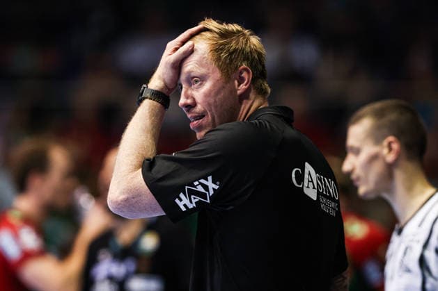Trainer Borge Lund (THW Kiel) - Handball Bundesliga Saison 2026-2027 SC Magdeburg vs. THW Kiel in der GETEC Arena in Magdeburg - Handball,Deutschland,30.09.2026