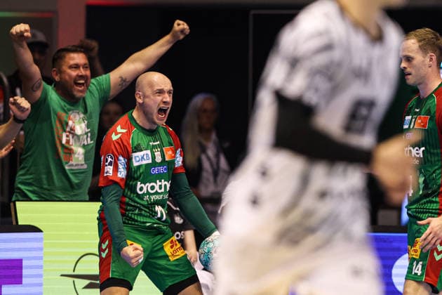 Daniel Pettersson (SC Magdeburg,11) - Handball Bundesliga Saison 2026-2027 SC Magdeburg vs. THW Kiel in der GETEC Arena in Magdeburg - Aktion,Handball,Deutschland,30.09.2026