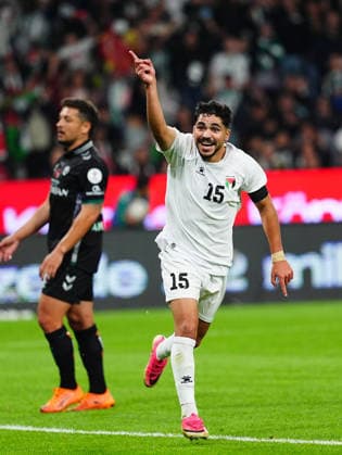 Konyaspor v Palestine - Friendly KONYA, TURKIYE - SEPTEMBER 30: Mohammed Hasan Rajab Sandouqa of the Palestine National Football Team celebrates after scoring a goal during a friendly match against Konyaspor as part of Palestine Day events at Konya Metropolitan Municipality Stadium in Konya, Turkiye on September 30, 2026. Evrim Aydin Anadolu Konya Turkey. Editorial use only. Please get in touch for any other usage.  Copyright: x2026xAnadoluxEvrimxAydinx