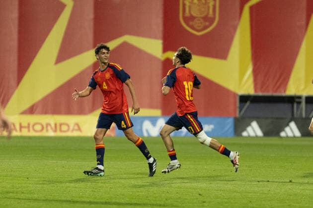 ESP: Sub20 Spain - Mexico ð—ßð—µð—¶ð—®ð— ð—¼ ð—£ð—¶ð˜ð—®ð—¿ð—°ð—µ of Spain scores goal and celebrates during International sub20 friendly match between Spain and Mexico played at Cerro del Espino de Majadahonda, Madrid Stadium on September 30, 2026 in Spain Spain Copyright: xAgenciaxLOFx