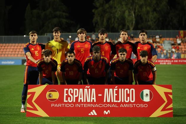 ESP: Sub20 Spain - Mexico squad of spain during International sub20 friendly match between Spain and Mexico played at Cerro del Espino de Majadahonda, Madrid Stadium on September 30, 2026 in Spain Spain Copyright: xAgenciaxLOFx