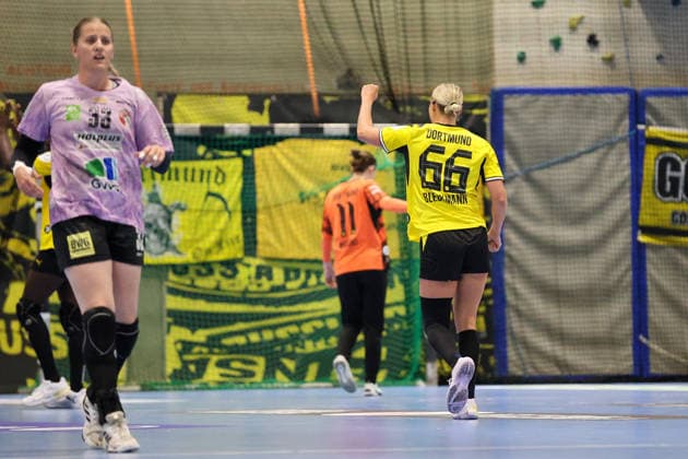 GER, BVB Borussia Dortmund Handball vs. SV Union Halle-Neustadt, Handball, DHB-Pokal Frauen, Spielzeit 2026 2027, 30.09.2026,Dana Bleckmann (BVB Borussia Dortmund Handball) GER, BVB Borussia Dortmund Handball vs. SV Union Halle-Neustadt, Handball, DHB-Pokal Frauen, Spielzeit 2026 2027, 30.09.2026 Dortmund Copyright: xEibner-Pressefoto JavadxMohammadpourx EP_JMR