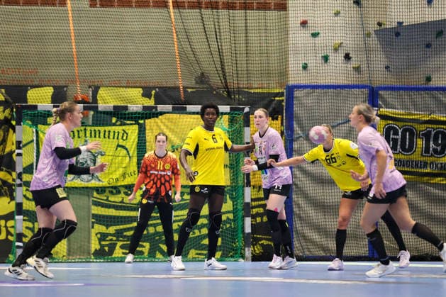 GER, BVB Borussia Dortmund Handball vs. SV Union Halle-Neustadt, Handball, DHB-Pokal Frauen, Spielzeit 2026 2027, 30.09.2026,Laetitia Quist (BVB Borussia Dortmund Handball) GER, BVB Borussia Dortmund Handball vs. SV Union Halle-Neustadt, Handball, DHB-Pokal Frauen, Spielzeit 2026 2027, 30.09.2026 Dortmund Copyright: xEibner-Pressefoto JavadxMohammadpourx EP_JMR