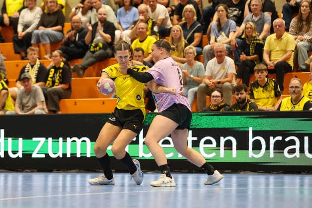GER, BVB Borussia Dortmund Handball vs. SV Union Halle-Neustadt, Handball, DHB-Pokal Frauen, Spielzeit 2026 2027, 30.09.2026,Felina Menne (BVB Borussia Dortmund Handball) GER, BVB Borussia Dortmund Handball vs. SV Union Halle-Neustadt, Handball, DHB-Pokal Frauen, Spielzeit 2026 2027, 30.09.2026 Dortmund Copyright: xEibner-Pressefoto JavadxMohammadpourx EP_JMR
