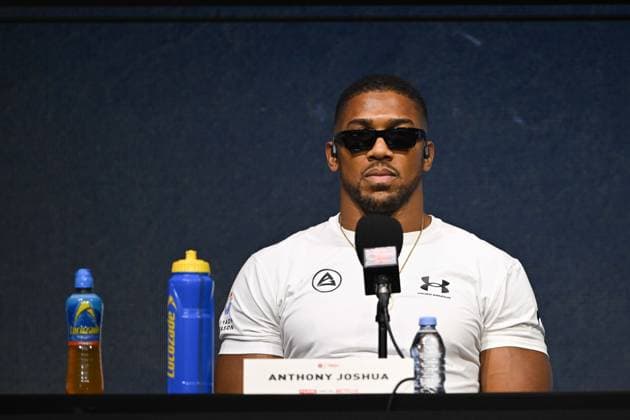 Tyson Fury and Anthony Joshua hold press conference, PK, Pressekonferenz in London before December clash LONDON, UNITED KINGDOM - SEPTEMBER 30: British heavyweight boxers Tyson Fury (not seen) and Anthony Joshua attend a press conference at British Airways ARC, Olympia ahead of their December 11 fight at Principality Stadium in Cardiff, in London, United Kingdom, on September 30, 2026. Rasid Necati Aslim Anadolu London United Kingdom. Editorial use only. Please get in touch for any other usage.  Copyright: x2026xAnadoluxRasidxNecatixAslimx