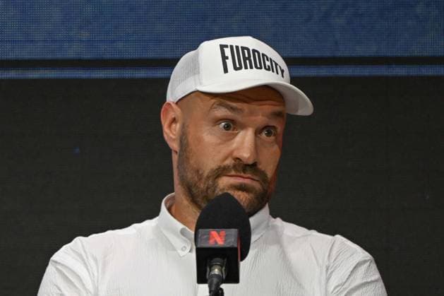 Tyson Fury and Anthony Joshua hold press conference, PK, Pressekonferenz in London before December clash LONDON, UNITED KINGDOM - SEPTEMBER 30: British heavyweight boxers Tyson Fury and Anthony Joshua (not seen) attend a press conference at British Airways ARC, Olympia ahead of their December 11 fight at Principality Stadium in Cardiff, in London, United Kingdom, on September 30, 2026. Rasid Necati Aslim Anadolu London United Kingdom. Editorial use only. Please get in touch for any other usage.  Copyright: x2026xAnadoluxRasidxNecatixAslimx