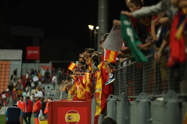 ESP: Sub20 Spain - Mexico fans of spain during International sub20 friendly match between Spain and Mexico played at Cerro del Espino de Majadahonda, Madrid Stadium on September 30, 2026 in Spain