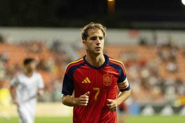 ESP: Sub20 Spain - Mexico Dani Yanez of Spain during International sub20 friendly match between Spain and Mexico played at Cerro del Espino de Majadahonda, Madrid Stadium on September 30, 2026 in Spain
