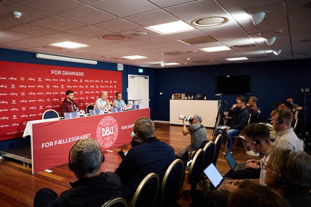 Portugal Training And press conference, PK, Pressekonferenz Portugal national soccer team player Ruben Dias and Head Coach Jorge Jesus of Portugal attend a press conference ahead of the UEFA Nations League 2026 27 Group A4 MD3 match against Denmark at Parken Stadium in Copenhagen, Denmark, on September 30, 2026. Copenhagen Denmark  Copyright: xKristianxTuxenxLadegaardxBergx originalFilename:berg-portugal260930_npdpO.jpg