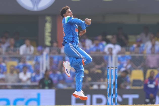 India v West Indies - ODI Series 2026 Kuldeep Yadav of India delivers a ball during the second one day international (ODI) cricket match between India and West Indies at Barsapara Cricket Stadium in Guwahati, India, on September 30, 2026. Guwahati Assam India  Copyright: xShubhajitxRoyxKarmakarx originalFilename:roykarmakar-2ndodicr260930_np1Sx.jpg