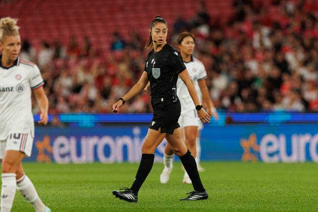 Maria Ferrieiri Caputi seen during UEFA Women™s League game between teams of SL Benfica and Fc Bayern Munchen (Luis Loureiro Ball Raw Images) Lisboa Estadio da Luz Portugal Copyright: xLuisxLoureirox lloureiroSlbwBayernW-2171