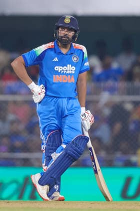India v West Indies - ODI Series 2026 Rohit Sharma of India reacts during the second one day international (ODI) cricket match between India and West Indies at Barsapara Cricket Stadium in Guwahati, India, on September 30, 2026. Guwahati Assam India  Copyright: xShubhajitxRoyxKarmakarx originalFilename:roykarmakar-2ndodicr260930_npnf9.jpg