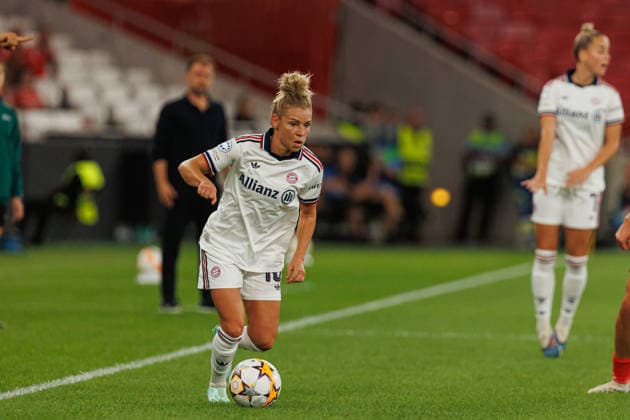 Linda Dalimann seen during UEFA Women™s League game between teams of SL Benfica and Fc Bayern Munchen (Luis Loureiro Ball Raw Images) Lisboa Estadio da Luz Portugal Copyright: xLuisxLoureirox lloureiroSlbwBayernW-2958