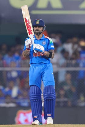 India v West Indies - ODI Series 2026 Virat Kohli of India plays during the second one day international (ODI) cricket match between India and West Indies at Barsapara Cricket Stadium in Guwahati, India, on September 30, 2026. Guwahati Assam India  Copyright: xShubhajitxRoyxKarmakarx originalFilename:roykarmakar-2ndodicr260930_npyk9.jpg