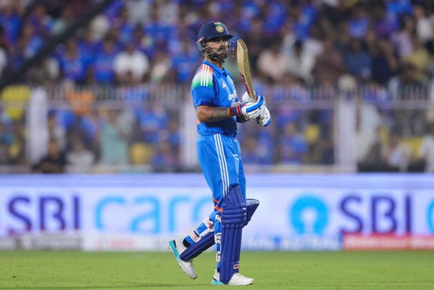 India v West Indies - ODI Series 2026 Virat Kohli of India heads towards the dugout after being dismissed by Shamar Joseph of West Indies during the second one day international (ODI) cricket match between India and West Indies at Barsapara Cricket Stadium in Guwahati, India, on September 30, 2026. Guwahati Assam India  Copyright: xShubhajitxRoyxKarmakarx originalFilename:roykarmakar-2ndodicr260930_npfcA.jpg