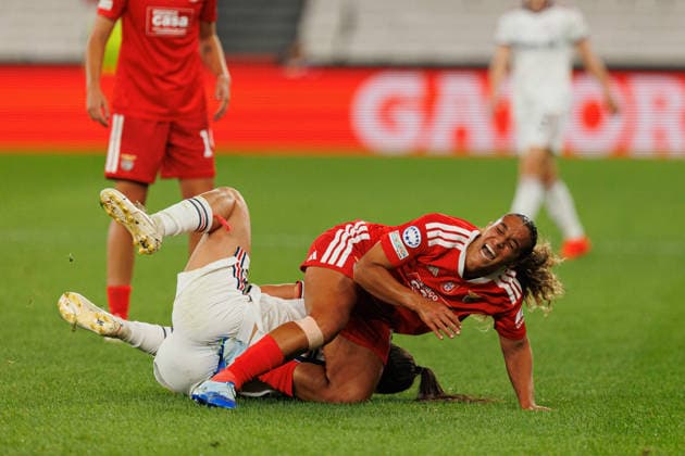 Andreia Norton seen during UEFA Women™s League game between teams of SL Benfica and Fc Bayern Munchen (Luis Loureiro Ball Raw Images) Lisboa Estadio da Luz Portugal Copyright: xLuisxLoureirox lloureiroSlbwBayernW-3412