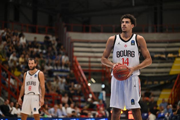 IPA89158225 - Nathan Soliman of Cosea JL Bourg-en-Bresse during the game against Napoli Basketball in the Napoli Basketball vs. Cosea JL Bourg-en-Bresse EuroCup basketball game in Naples, Italy, on September 30, 2026  Copyright: xEnzoxPinelli IPAxSportx xx IPA89158225