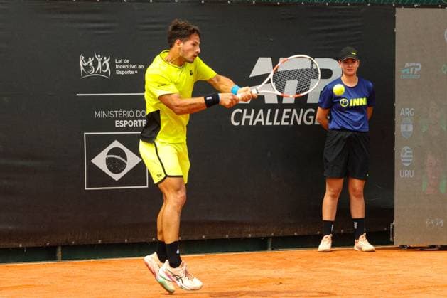 RECORD DATE NOT STATED Justo (Argentina) vs. Roncadelli (Uruguay) at the ATP, Tennis Herren Challenger in Curitiba Curitiba (PR), 09 30 2026 - ATP Challenger Curitiba Justo Roncadelli - Tennis player Guido Ivan Justo (ARG) against Franco Roncadelli (URU) for the ATP Challenger in Curitiba, at the Graciosa Country Club on the morning of Wednesday, September 30, 2026.(Foto: Edson De Souza Thenews2 imago images) SPO  Copyright: xEdsonxDexSouzax