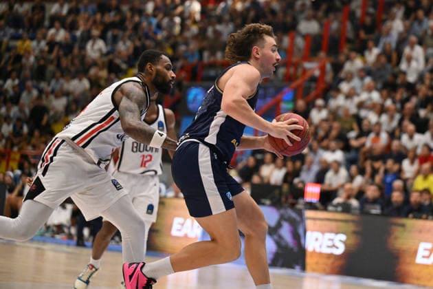BASKETBALL - EuroCup - Napoli Basketball vs. Cosea JL Bourg-en-Bresse Photo by IPA ABACAPRESS.COM89158071 - Zachary Seljaas of Napoli Basketball during the game against Cosea JL Bourg-en-Bresse in the Napoli Basketball vs. Cosea JL Bourg-en-Bresse EuroCup basketball game in Naples, Italy, on September 30, 2026 Naples Italy  Copyright: xIPAxSport ABACAx