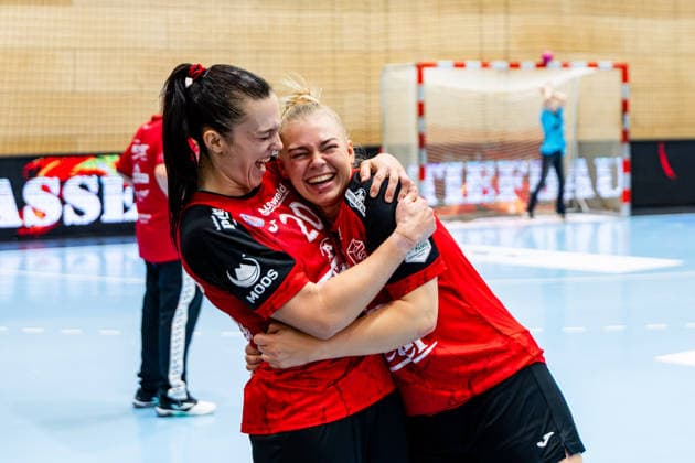 30.09.2026, GER, Handball, Frauen, Saison 2026 2027, DHB-Pokal 2.Runde-Achtelfinale, Thueringer HC - HSG Blomberg-Lippe Jana Leonie Scheib (Thueringer HC,20), Lotta Heider (Thueringer HC,7) 99947 Bad Langensalza Salza Halle Sporthalle Mehrz Thüringen Deutschland