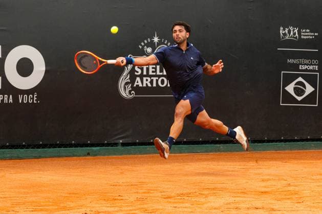 RECORD DATE NOT STATED Andrade da Silva (Brazil) vs. Olivieri (Argentina) at the ATP, Tennis Herren Challenger Curitiba Curitiba (PR), 09 30 2026 - ATP Challenger Curitiba Andrade da Silva Olivieri - Tennis player Genaro Alberto Olivieri (ARG) against Lucas Andrade da Silva (BRA) for the ATP Challenger in Curitiba, at the Graciosa Country Club on the morning of Wednesday, September 30, 2026.(Foto: Edson De Souza Thenews2 imago images) SPO  Copyright: xEdsonxDexSouzax