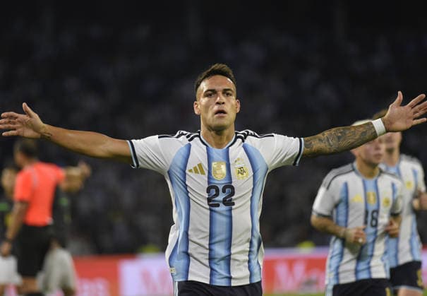 Argentina vs Bolivia Lautaro Martinez Foto: FOTOBAIRES Amistoso. Especial desde Cordoba. Copyright: xJuanxJosexGarciaxJuanxJosexGarciax