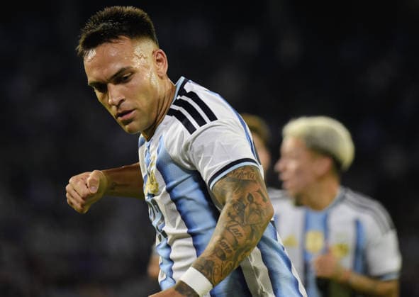 Argentina vs Bolivia Lautaro Martinez Foto: FOTOBAIRES Amistoso. Especial desde Cordoba. Copyright: xJuanxJosexGarciaxJuanxJosexGarciax