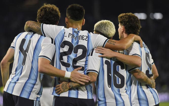 Argentina vs Bolivia Lautaro Martinez Foto: FOTOBAIRES Amistoso. Especial desde Cordoba. Copyright: xJuanxJosexGarciaxJuanxJosexGarciax
