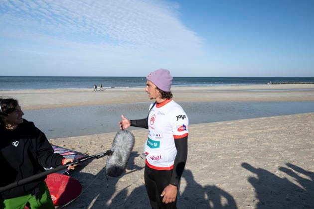 PWA - Citroen - World Windsurfing Tour Sylt 2026 - Tag 5 - Slalom Foil Men; Sylt Westerland, 30.09.2026 Lennert Neubauer (Freestyle Men, Greece, GRE-734) - neuer FreestyleWeltmeister; PWA - Citroen - World Windsurfing Tour Sylt 2026 - Tag 5 - Slalom Foil Men am 30.09.2026 vor dem Brandenburger Strand - Motorboot auf Sylt Westerland (Deutschland). Copyright: xBEAUTIFULxSPORTS AndreasxDickx