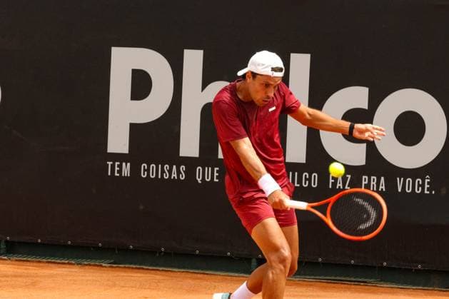 RECORD DATE NOT STATED Ribeiro (Brazil) vs. Sakamoto (Brazil) at the ATP, Tennis Herren Challenger Curitiba Curitiba (PR), 09 30 2026 - ATP Challenger Curitiba Ribeiro Sakamoto - Tennis player Eduardo Ribeiro against Pedro Sakamoto (BRA) for the ATP Challenger Curitiba tournament, at the Graciosa Country Club on the morning of Wednesday, September 30, 2026.(Foto: Edson De Souza Thenews2 imago images) SPO  Copyright: xEdsonxDexSouzax