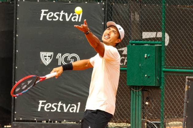 RECORD DATE NOT STATED Ribeiro (Brazil) vs. Sakamoto (Brazil) at the ATP, Tennis Herren Challenger Curitiba Curitiba (PR), 09 30 2026 - ATP Challenger Curitiba Ribeiro Sakamoto - Tennis player Pedro Sakamoto (BRA) against Eduardo Ribeiro for the ATP Challenger Curitiba tournament, at the Graciosa Country Club on the morning of Wednesday, September 30, 2026.(Foto: Edson De Souza Thenews2 imago images) SPO  Copyright: xEdsonxDexSouzax
