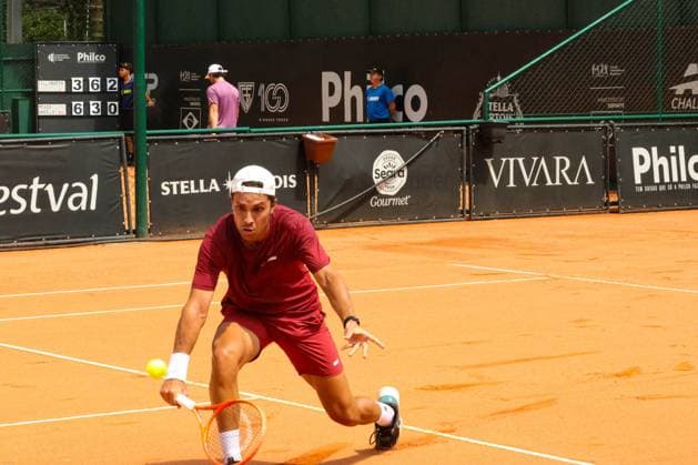 RECORD DATE NOT STATED Ribeiro (Brazil) vs. Sakamoto (Brazil) at the ATP, Tennis Herren Challenger Curitiba Curitiba (PR), 09 30 2026 - ATP Challenger Curitiba Ribeiro Sakamoto - Tennis player Eduardo Ribeiro against Pedro Sakamoto (BRA) for the ATP Challenger Curitiba tournament, at the Graciosa Country Club on the morning of Wednesday, September 30, 2026.(Foto: Edson De Souza Thenews2 imago images) SPO  Copyright: xEdsonxDexSouzax