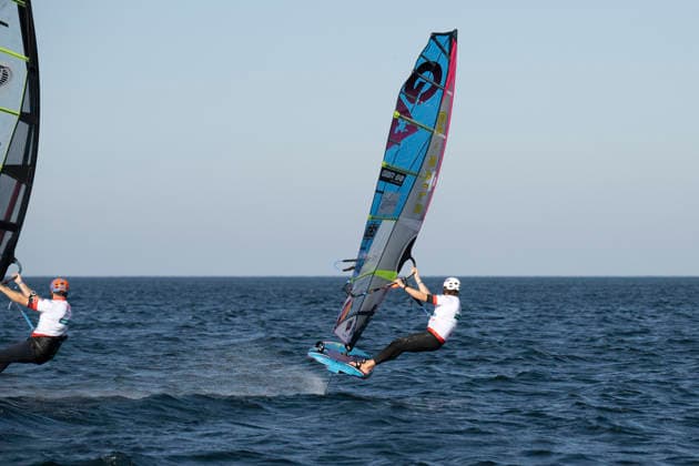 PWA - Citroen - World Windsurfing Tour Sylt 2026 - Tag 5 - Slalom Foil Men; Sylt Westerland, 30.09.2026 Scotty Stallman (Slalom Foil Men, England, GBR-68); PWA - Citroen - World Windsurfing Tour Sylt 2026 - Tag 5 - Slalom Foil Men am 30.09.2026 vor dem Brandenburger Strand - Motorboot auf Sylt Westerland (Deutschland). Copyright: xBEAUTIFULxSPORTS AndreasxDickx