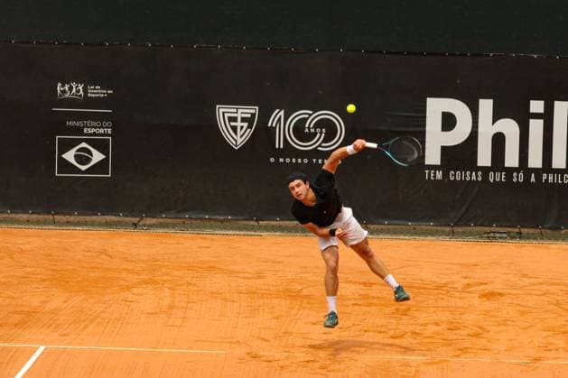 RECORD DATE NOT STATED Heredia (Colombia) vs. Schiessl (Brazil) at the ATP, Tennis Herren Challenger Curitiba Curitiba (PR) 09 30 2026 - ATP Challenger Curitiba Heredia Schiessl - Tennis player Joao Eduardo Schiessl (BRA) against Samuel Heredia (COL) for the ATP Challenger tournament in Curitiba, at the Graciosa Country Club on the afternoon of Wednesday, September 30, 2026.(Foto: Edson De Souza Thenews2 imago images) SPO  Copyright: xEdsonxDexSouzax