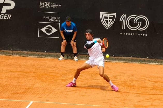 RECORD DATE NOT STATED Heredia (Colombia) vs. Schiessl (Brazil) at the ATP, Tennis Herren Challenger Curitiba Curitiba (PR) 09 30 2026 - ATP Challenger Curitiba Heredia Schiessl - Tennis player Samuel Heredia (COL) against Joao Eduardo Schiessl (BRA) for the ATP Challenger tournament in Curitiba; at the Graciosa Country Club on the afternoon of Wednesday, September 30, 2026.(Foto: Edson De Souza Thenews2 imago images) SPO  Copyright: xEdsonxDexSouzax