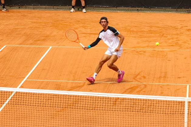 RECORD DATE NOT STATED Heredia (Colombia) vs. Schiessl (Brazil) at the ATP, Tennis Herren Challenger Curitiba Curitiba (PR) 09 30 2026 - ATP Challenger Curitiba Heredia Schiessl - Tennis player Samuel Heredia (COL) against Joao Eduardo Schiessl (BRA) for the ATP Challenger tournament in Curitiba; at the Graciosa Country Club on the afternoon of Wednesday, September 30, 2026.(Foto: Edson De Souza Thenews2 imago images) SPO  Copyright: xEdsonxDexSouzax