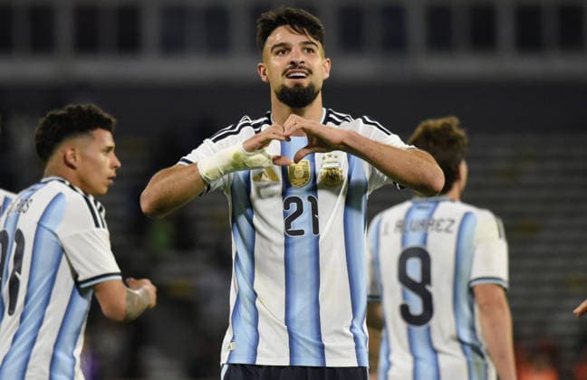 LOPEZ Argentina vs Bolivia Foto: FOTOBAIRES Amistoso. Especial desde Cordoba. Copyright: xJuanxJosexGarciaxJuanxJosexGarciax