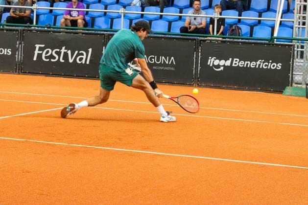 RECORD DATE NOT STATED Heide (bra) vs Meligeni Alves (bra) for the ATP, Tennis Herren Challenger Curitiba Curitiba (PR), 09 30 2026 - ATP Challenger Curitiba Heide Meligeni Alves - Tennis player Gustavo Heide (BRA) against Felipe Meligeni Alves (BRA) for the ATP Challenger Curitiba tournament, at the Graciosa Country Club on the afternoon of Wednesday, September 30, 2026.(Foto: Edson De Souza Thenews2 imago images) SPO  Copyright: xEdsonxDexSouzax