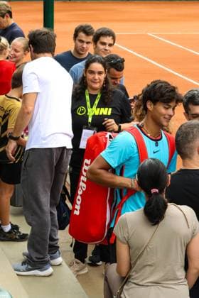 RECORD DATE NOT STATED Tennis player Guto Miguel in his first victory as a professional. Curitiba (PR), 09 30 2026 - ATP, Tennis Herren Challenger Curitiba Guto Miguel - After reaching the junior final at the US Open in early September, Guto Miguel decided it was time to take the next step and begin the transition to the professional circuit. This Wednesday, the 17-year-old from Goias debuted at the Curitiba Challenger with a victory, achieving his first career win as a professional tennis player. The Brazilian prospect benefited from the withdrawal of Argentinian Facundo Mena and advanced to the round of 16 of the 75-level tournament.(Foto: Edson De Souza Thenews2 imago images) SPO  Copyright: xEdsonxDexSouzax