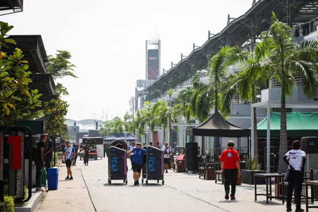 F1 - BAHRAIN GRAND PRIX IN MALAYSIA 2026 paddock illustration during the 2026 Formula 1 Bahrain Grand Prix in Malaysia, 16th round of the 2026 Formula One World Championship, WM, Weltmeisterschaft from October 2 to 4, 2026 on the Sepang International Circuit, in Sepang, Malaysia - SepangMalaysia  Copyright: xANTONINxVINCENTx