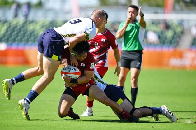 Yoshiyuki Koga (JPN), OCTOBER 1, 2026 - Rugby : Men s Preliminary Round Pool B match between Japan - Kazakhstan at Nagoya City Mizuho Park Rugby Field during the Asian Games Aichi-Nagoya 2026 in Aichi, Japan. Noxthirdxpartyxsales  aflo_352315330 KenjiroxMatsuox
